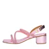 Vincent Vega Sandals Pink In Rosa Chiari E Naturali