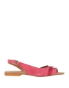 Vincent Vega Woman Sandals Garnet Size 7 Leather