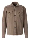 Vincenzo Di Ruggiero Long Coat By Oslo Con Tasche In Brown