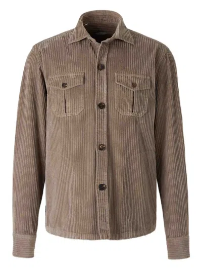 VINCENZO DI RUGGIERO BUTTON-UP SHIRT JACKET