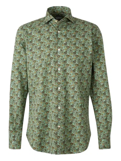 VINCENZO DI RUGGIERO BUTTONED FLORAL-PRINT SHIRT