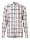 Vincenzo Di Ruggiero Checked Shirt In Orange