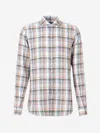 Vincenzo Di Ruggiero Checked Shirt In Orange