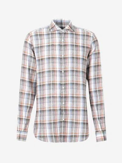 VINCENZO DI RUGGIERO VINCENZO DI RUGGIERO CHECKERED MOTIF SHIRT