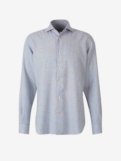 VINCENZO DI RUGGIERO VINCENZO DI RUGGIERO COTTON CHECK SHIRT