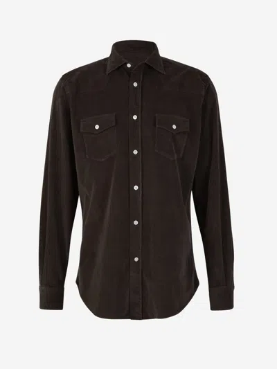 Vincenzo Di Ruggiero Cotton Corduroy Shirt