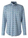 Vincenzo Di Ruggiero Cotton Shirt In Blue
