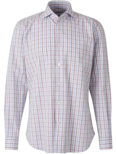 Vincenzo Di Ruggiero Cotton Shirt In Blue