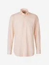 Vincenzo Di Ruggiero Linen Polo Shirt In Salmo