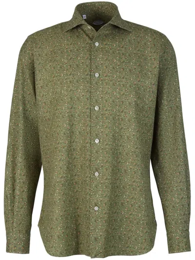 VINCENZO DI RUGGIERO FLORAL-PRINT SHIRT