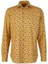 Vincenzo Di Ruggiero Floral-print Shirt In Yellow