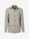 Vincenzo Di Ruggiero Floral-print Shirt In Beige