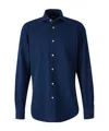 Vincenzo Di Ruggiero Denim Effect Shirt In Blue