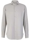 Vincenzo Di Ruggiero Mélange-effect Shirt In Grey