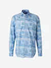 Vincenzo Di Ruggiero Paisley-print Shirt In Blue