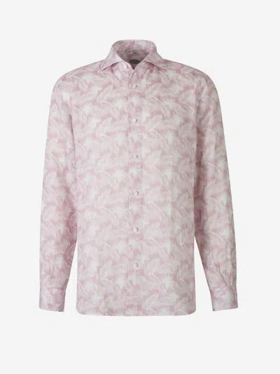 Vincenzo Di Ruggiero Palm Trees Motif Shirt
