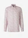 Vincenzo Di Ruggiero Palm Trees-print Shirt In Palm Tree Motif