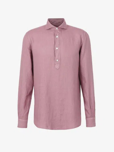 VINCENZO DI RUGGIERO VINCENZO DI RUGGIERO PLAIN LINEN SHIRT