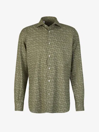 VINCENZO DI RUGGIERO VINCENZO DI RUGGIERO PRINTED COTTON SHIRT