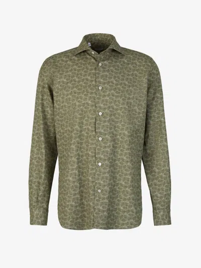 VINCENZO DI RUGGIERO VINCENZO DI RUGGIERO PRINTED COTTON SHIRT