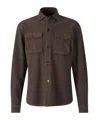 Vincenzo Di Ruggiero Cotton Shirt In Black