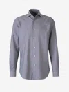 Vincenzo Di Ruggiero Striped Shirt In Gray
