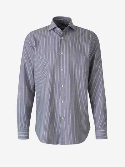 Vincenzo Di Ruggiero Striped Cotton Shirt
