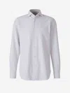Vincenzo Di Ruggiero Striped Cotton Shirt In Blue