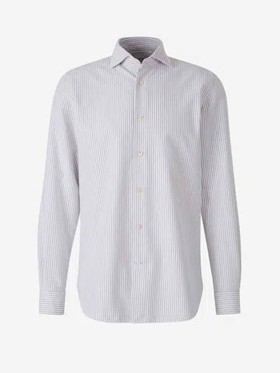 Vincenzo Di Ruggiero Striped Cotton Shirt