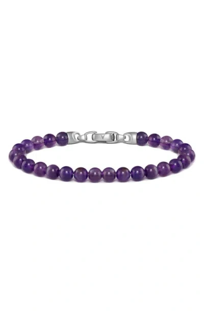Vincero Amethyst Bead Bracelet In Multi