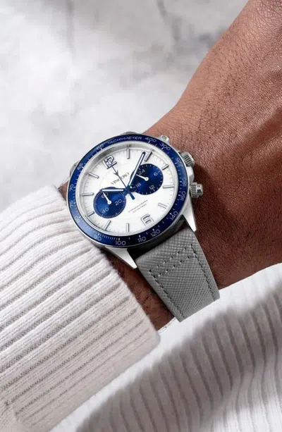 Vincero Apex Chronograph Bracelet Watch, 42mm In Gray