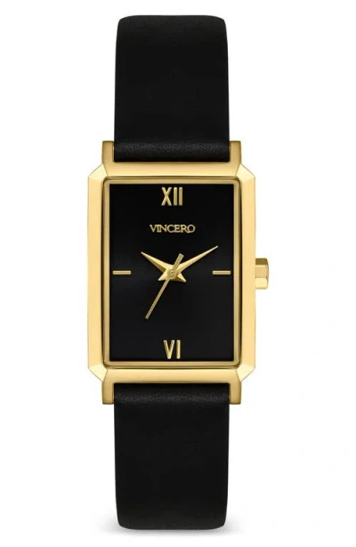 Vincero Ava Leather Strap Watch, 20mm X 14mm