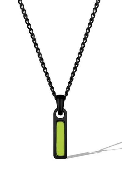 Vincero Birthstone Pendant Necklace In Black