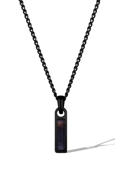 Vincero Birthstone Pendant Necklace In Black