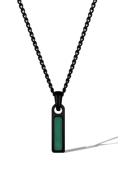 Vincero Birthstone Pendant Necklace In Black