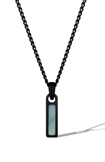 Vincero Birthstone Pendant Necklace In Black