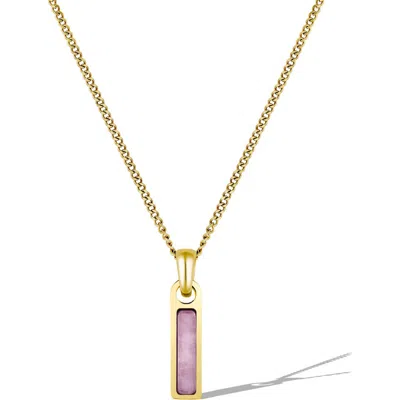 Vincero Birthstone Pendant Necklace In Gold