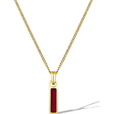Vincero Birthstone Pendant Necklace In Gold