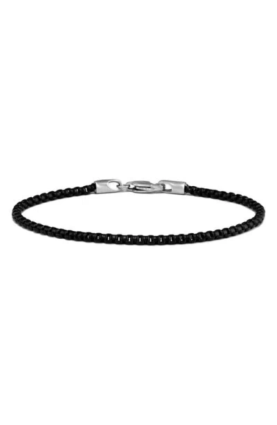 Vincero Box Chain Bracelet In Black