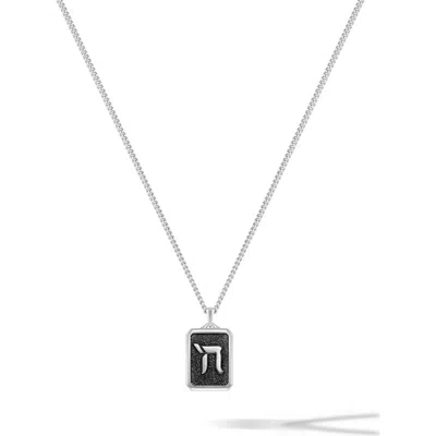 Vincero Chai Pendant Necklace In Metallic