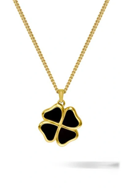 Vincero Clover Pendant Necklace In Gold