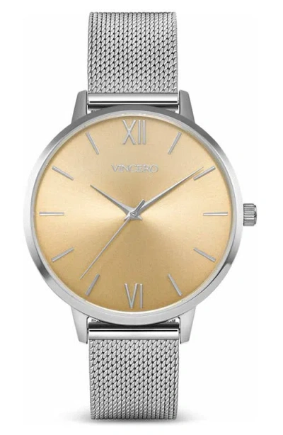 Vincero Eros Mesh Strap Watch, 38mm