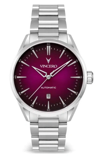Vincero Icon Quasar Edition Automatic Bracelet Watch, 41mm In Metallic
