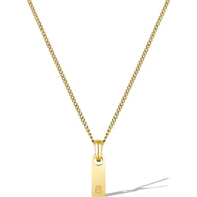 Vincero Initial Pendant Necklace In Gold
