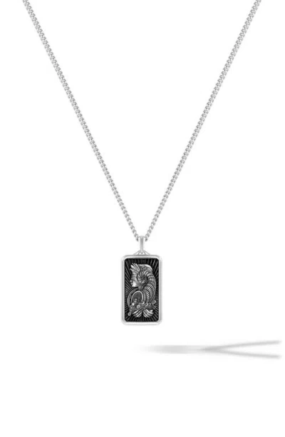 Vincero Lady Luck Pendant Necklace In Black