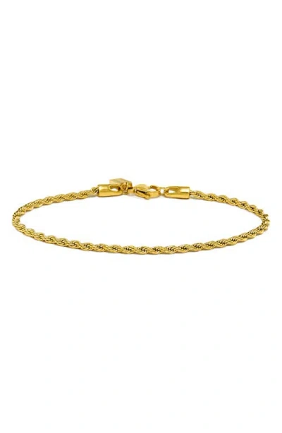 Vincero Rope Chain Bracelet In Gold
