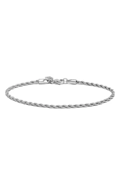 Vincero Rope Chain Bracelet In Metallic