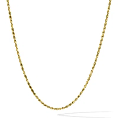Vincero Rope Chain Necklace In Gold