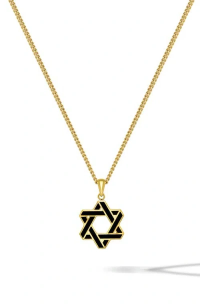Vincero Star Of David Pendant Necklace In Gold