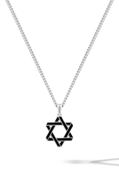 Vincero Star Of David Pendant Necklace In Metallic